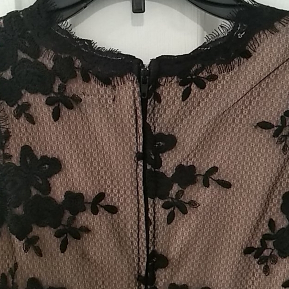 NWT Floral Black Sleeveless Dress Size 11 - Picture 5 of 5